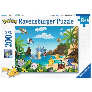 Ravensburger (12840) - "Pokemon" - 200 Teile Puzzle