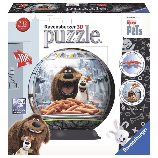 Ravensburger (12216) - "The Secret Life of Pets" - 108 Teile Puzzle