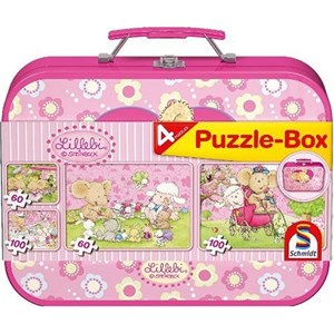 Schmidt Spiele (55598) - "Lillebi Suitcase" - 60 100 Teile Puzzle