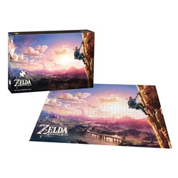 USAopoly (PZ005-502) - "The Legend of Zelda™ Breath of the Wild Scaling Hyrule" - 1000 Teile Puzzle
