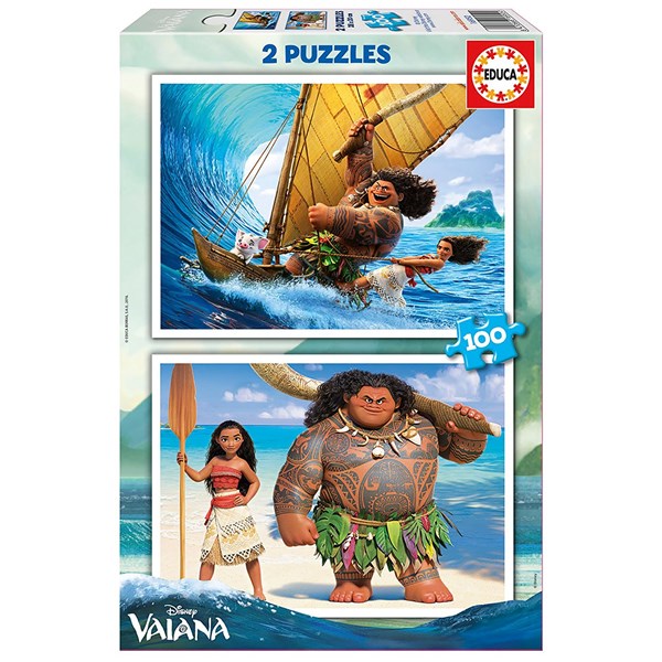 Educa (16953) - "Vaiana" - 100 Teile Puzzle
