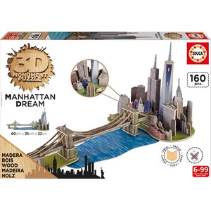 Educa (17000) - "Skyline von Manhattan" - 160 Teile Puzzle