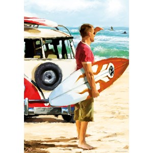 Educa (17084) - Richard Macneil: "Surfer am Strand" - 500 Teile Puzzle