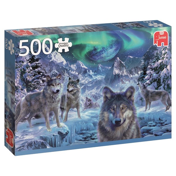Falcon (18329) - Trevor Mitchell: "Wölfe im Winter" - 500 Teile Puzzle