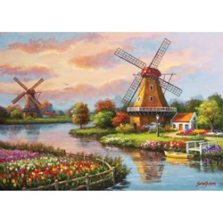 Art Puzzle (4354) - "Windmills" - 1000 Teile Puzzle