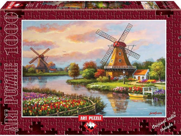Art Puzzle (4354) - "Windmills" - 1000 Teile Puzzle