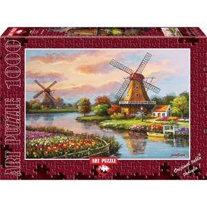 Art Puzzle (4354) - "Windmills" - 1000 Teile Puzzle
