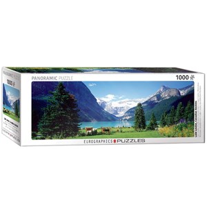 Eurographics (6010-1456) - "Lake Louise in den kanadischen Rockies" - 1000 Teile Puzzle