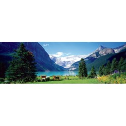 Eurographics (6010-1456) - "Lake Louise in den kanadischen Rockies" - 1000 Teile Puzzle