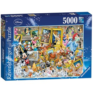 Ravensburger (17432) - "Mickey als Künstler" - 5000 Teile Puzzle