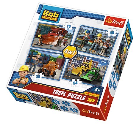 Trefl (34270) - "Bob The Builder" - 35 48 54 70 Teile Puzzle