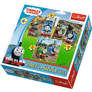 Trefl (34821) - "Thomas und seine Freunde, Bei der Arbeit" - 20 36 50 Teile Puzzle