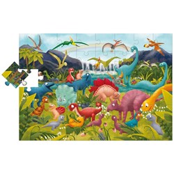 Ludattica (51373) - "Dinosaurs" - 48 Teile Puzzle