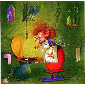 Grafika (02151) - François Ruyer: "Die Hexe" - 1500 Teile Puzzle