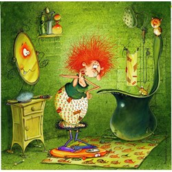 Grafika (02163) - François Ruyer: "Die Hexe" - 1500 Teile Puzzle