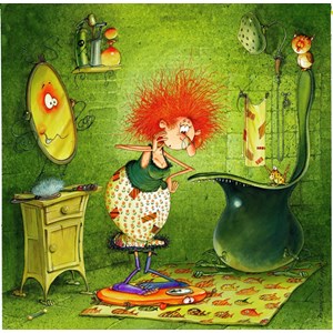 Grafika (02163) - François Ruyer: "Die Hexe" - 1500 Teile Puzzle