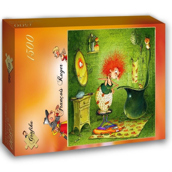 Grafika (02163) - François Ruyer: "Die Hexe" - 1500 Teile Puzzle