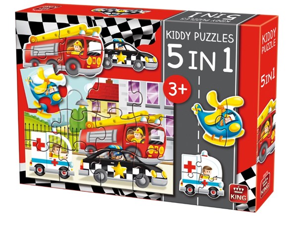 King International (05076) - "Kiddy Puzzles" - 3 4 12 Teile Puzzle