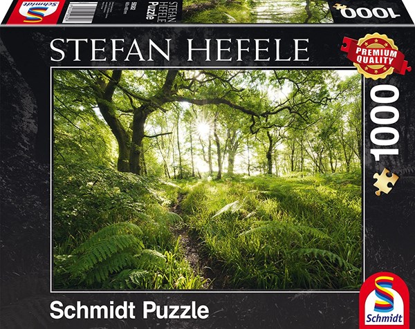 Schmidt Spiele (59382) - Stefan Hefele: "Der verwunschene Pfad" - 1000 Teile Puzzle