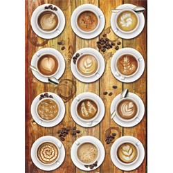 Schmidt Spiele (58277) - "Kaffee-Kunstwerke" - 1000 Teile Puzzle