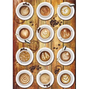 Schmidt Spiele (58277) - "Kaffee-Kunstwerke" - 1000 Teile Puzzle
