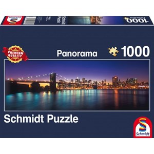 Schmidt Spiele (58282) - "Lichter von New York" - 1000 Teile Puzzle