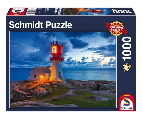 Schmidt Spiele (58292) - "Leuchtturm in der Dämmerung" - 1000 Teile Puzzle