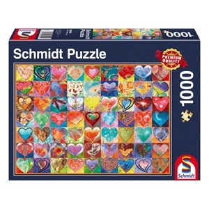 Schmidt Spiele (58295) - "Herz an Herz" - 1000 Teile Puzzle