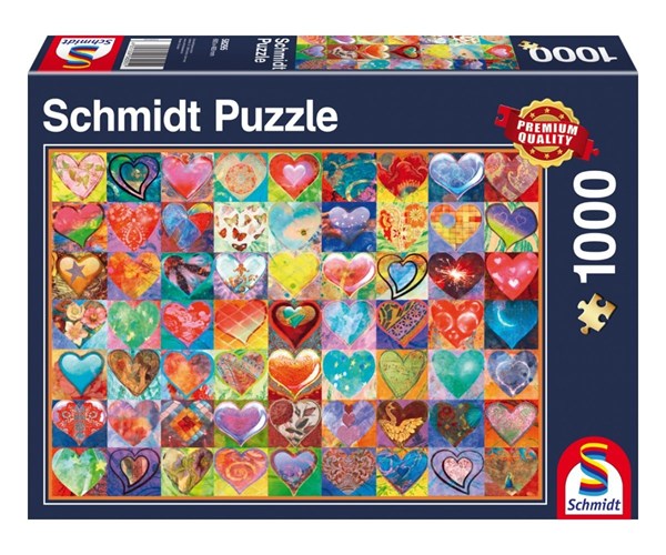 Schmidt Spiele (58295) - "Herz an Herz" - 1000 Teile Puzzle