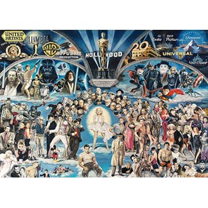 Schmidt Spiele (59398) - Renato Casaro: "Hollywood" - 1000 Teile Puzzle