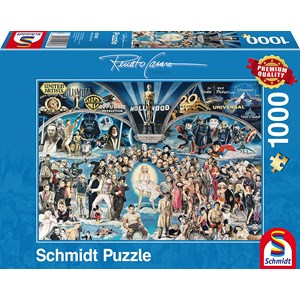 Schmidt Spiele (59398) - Renato Casaro: "Hollywood" - 1000 Teile Puzzle