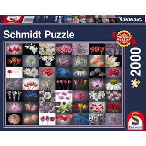 Schmidt Spiele (58297) - "Blumengruß" - 2000 Teile Puzzle