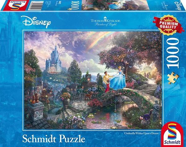 Schmidt Spiele (59472) - Thomas Kinkade: "Cinderella" - 1000 Teile Puzzle