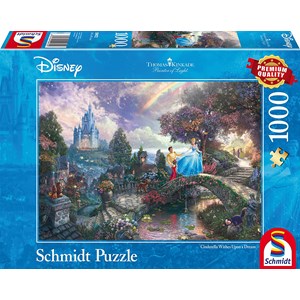 Schmidt Spiele (59472) - Thomas Kinkade: "Cinderella" - 1000 Teile Puzzle