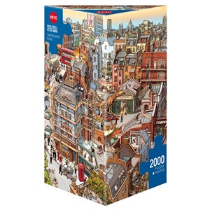 Heye (29753) - "Ein klarer Fall für Sherlock Holmes" - 2000 Teile Puzzle