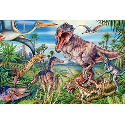 Schmidt Spiele (56193) - "Bei den Dinosauriern" - 60 Teile Puzzle