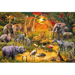 Schmidt Spiele (56195) - "Tiere in Afrika" - 150 Teile Puzzle