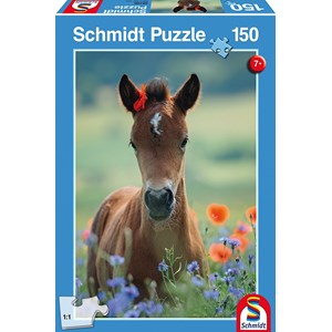 Schmidt Spiele (56196) - "Mein liebes Fohlen" - 150 Teile Puzzle