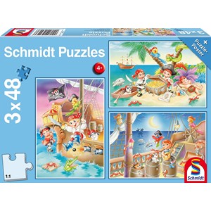 Schmidt Spiele (56223) - "Piratenbande" - 48 Teile Puzzle