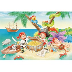 Schmidt Spiele (56223) - "Piratenbande" - 48 Teile Puzzle