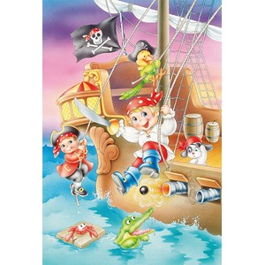 Schmidt Spiele (56223) - "Piratenbande" - 48 Teile Puzzle