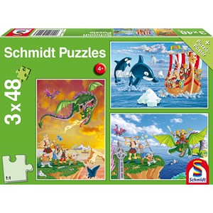 Schmidt Spiele (56224) - "Wikinger" - 48 Teile Puzzle