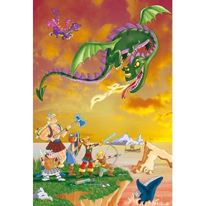 Schmidt Spiele (56224) - "Wikinger" - 48 Teile Puzzle