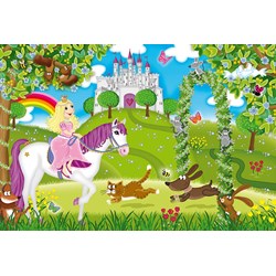 Schmidt Spiele (56225) - "Prinzessin im Schlossgarten" - 48 Teile Puzzle