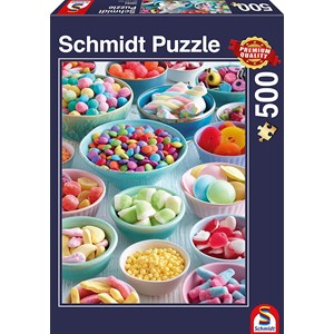 Schmidt Spiele (58284) - "Süße Leckereien" - 500 Teile Puzzle