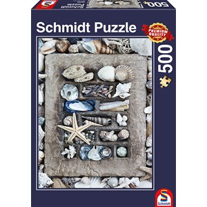 Schmidt Spiele (58298) - "Strandgut" - 500 Teile Puzzle