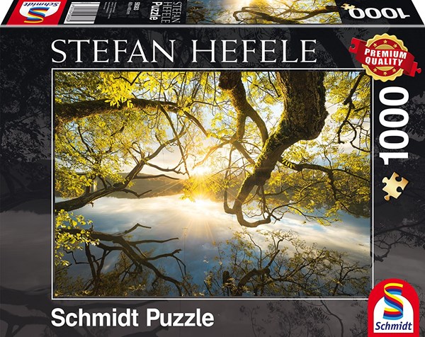 Schmidt Spiele (59383) - Stefan Hefele: "Umarmung aus Gold" - 1000 Teile Puzzle