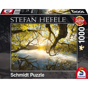 Schmidt Spiele (59383) - Stefan Hefele: "Umarmung aus Gold" - 1000 Teile Puzzle