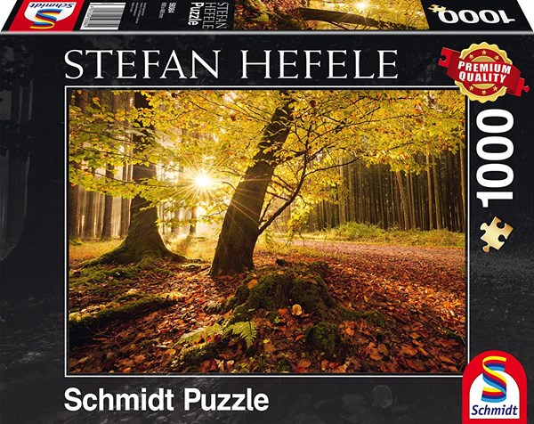 Schmidt Spiele (59384) - Stefan Hefele: "Herbstzauber" - 1000 Teile Puzzle