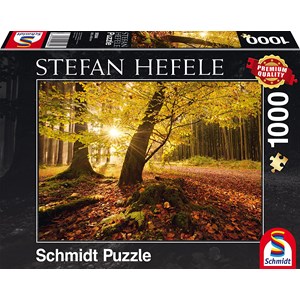 Schmidt Spiele (59384) - Stefan Hefele: "Herbstzauber" - 1000 Teile Puzzle